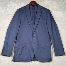 J Crew Ludlow Blazer Mens 36R Larusmiani Italy Fabric Two Button Suit Jacket