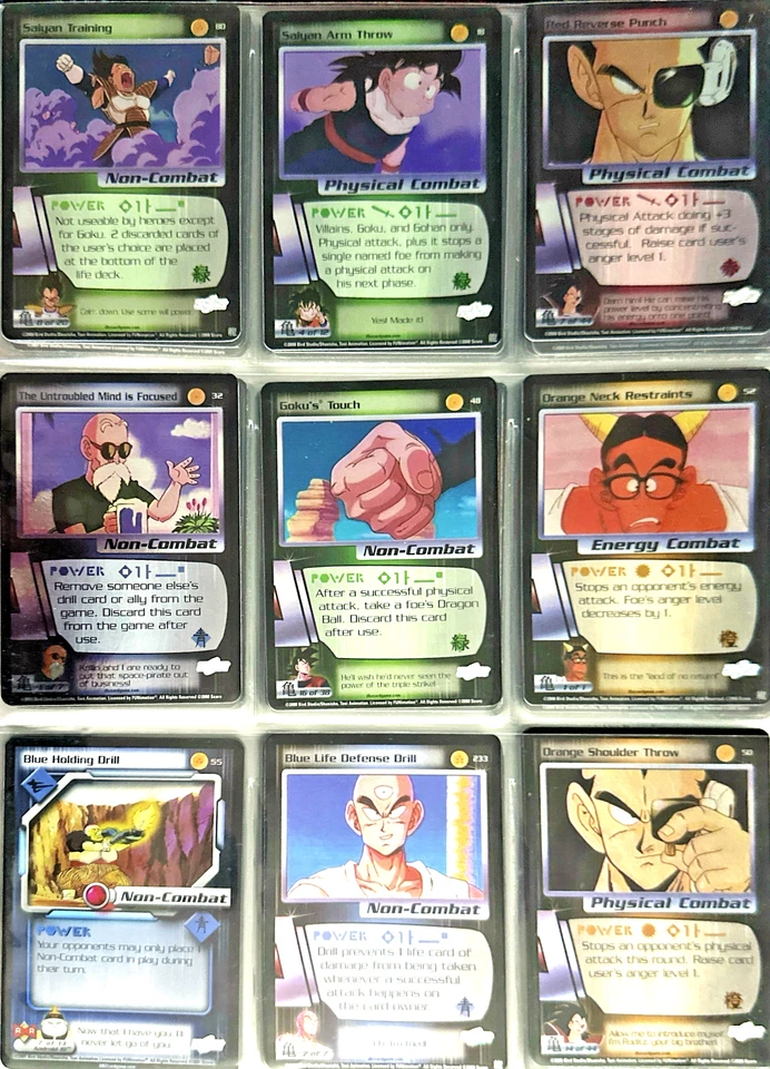 Carpeta vintage Dragon Ball Z CCG | 317 cartas únicas ¡casi como nueva! Foto 3 de 4