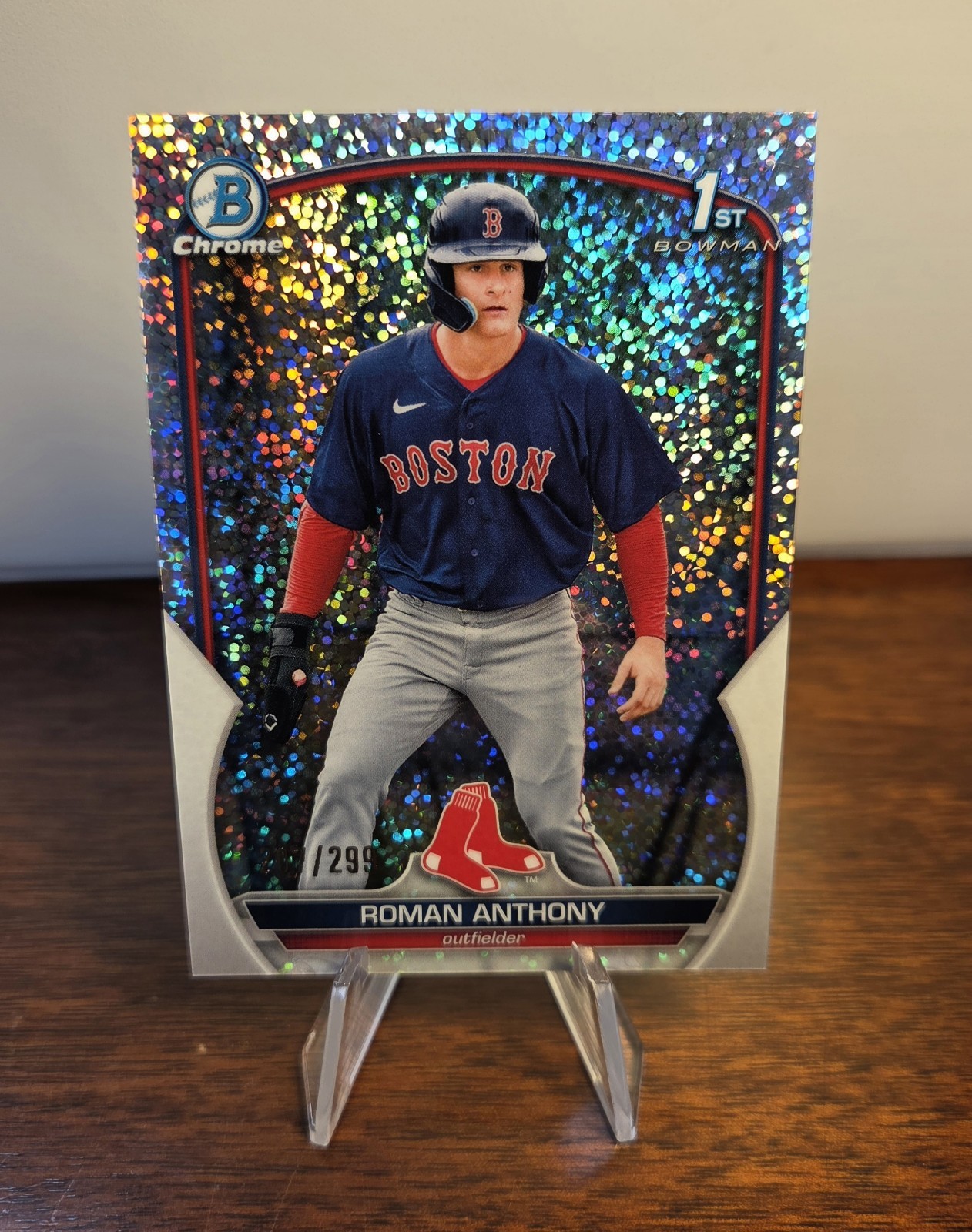 2023 Bowman - Chrome Prospects Roman Anthony #BCP-71 Speckle Refractor /299 (RC)