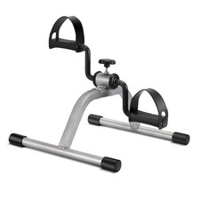 Pedal Exercise mini Exercise Bike for Leg and Arm Recovery Grey-01 Athletic
