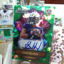 2021 Wild Card Alumination Sam Huard Auto 25/45 Green Cracked Ice