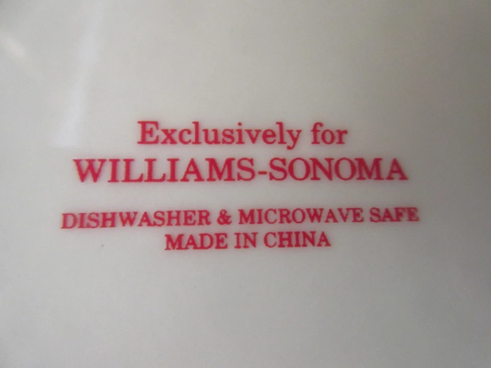 JUEGO DE 4 PLATOS ENSALADA 8-1/4" Williams Sonoma Twas La Noche Antes de Navidad Foto 4 de 4