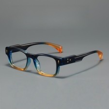 New Blue Light Blocking Square Full Rim Fashion Reading Glasses Retro Men