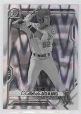 2021 Bowman Draft Chrome Black & White RayWave Refractor Jordyn Adams 0ji1