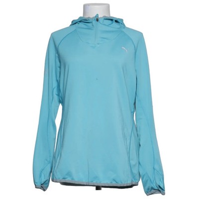 Puma, Kapuzenpullover, Größe: L, Blau, Einfarbig, Damen #OLY
