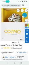 Anki Cozmo Robot Toy COZMO 2016 Cozmo Theme, Ages 8 , Age Level 8-11