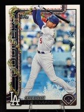 Freddie Freeman 2025 Topps Holiday #H12 Los Angeles Dodgers 