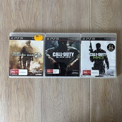 Sony PlayStation 3 PS3 CIB Call of Duty Modern Warfare 2 & 3 Plus Black Ops