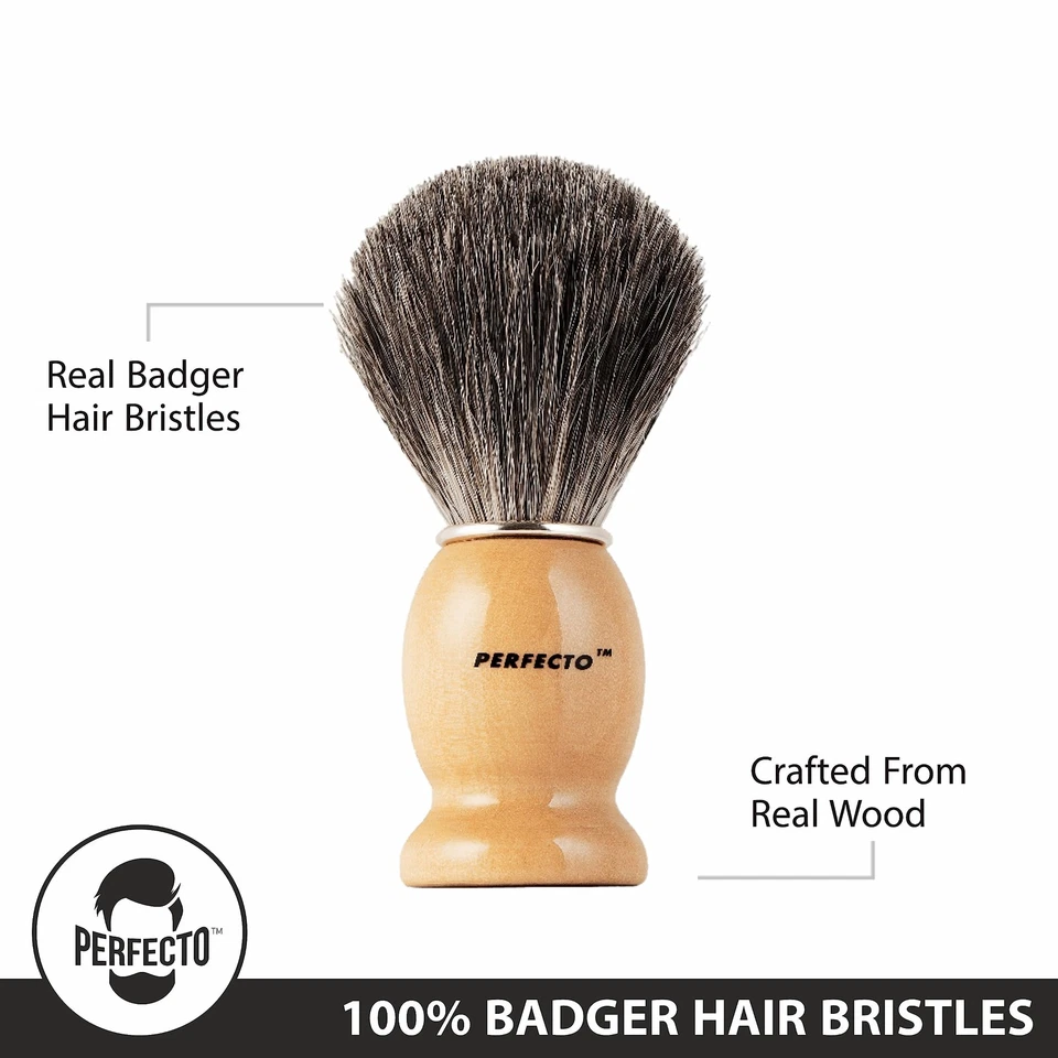 Cepillo de Afeitar Perfecto 100% Original Pure Badger. Diseñado para el mejor afeitado Foto 3 de 4