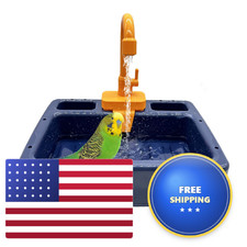 Kathson Parrot Bathtubautomatic Bird Shower Boxmultifunctional Parakeet Bathtub