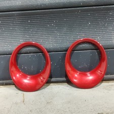NISSAN JUKE F15 10-19 X2 DASHBOARD AIR VENT TRIM COVERS LA06 KE600-1K10R NAH RED