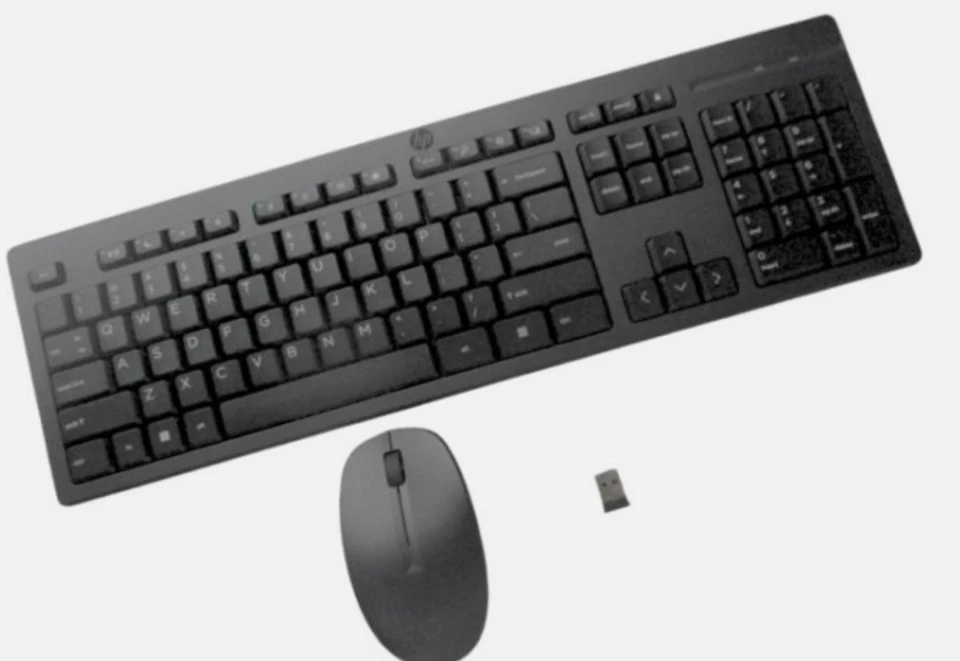 HP 510 - Bluetooth Wireless KEYBOARD + MOUSE + DONGLE HSA-P011D - Black - New - Image 2 of 4