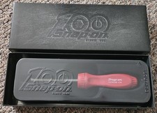 Snap On Screwdriver Hard Handle-100th Anniversary With 5 Bits Ssdmr4banv New
