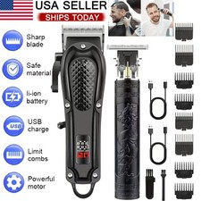 Professional Hair Clippers for Men,Professional Barber Clippers and Trimmer Set