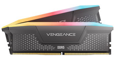 CORSAIR Vengeance RGB RS DDR5 RAM 32GB (2x16GB) 6000MHz – Gray