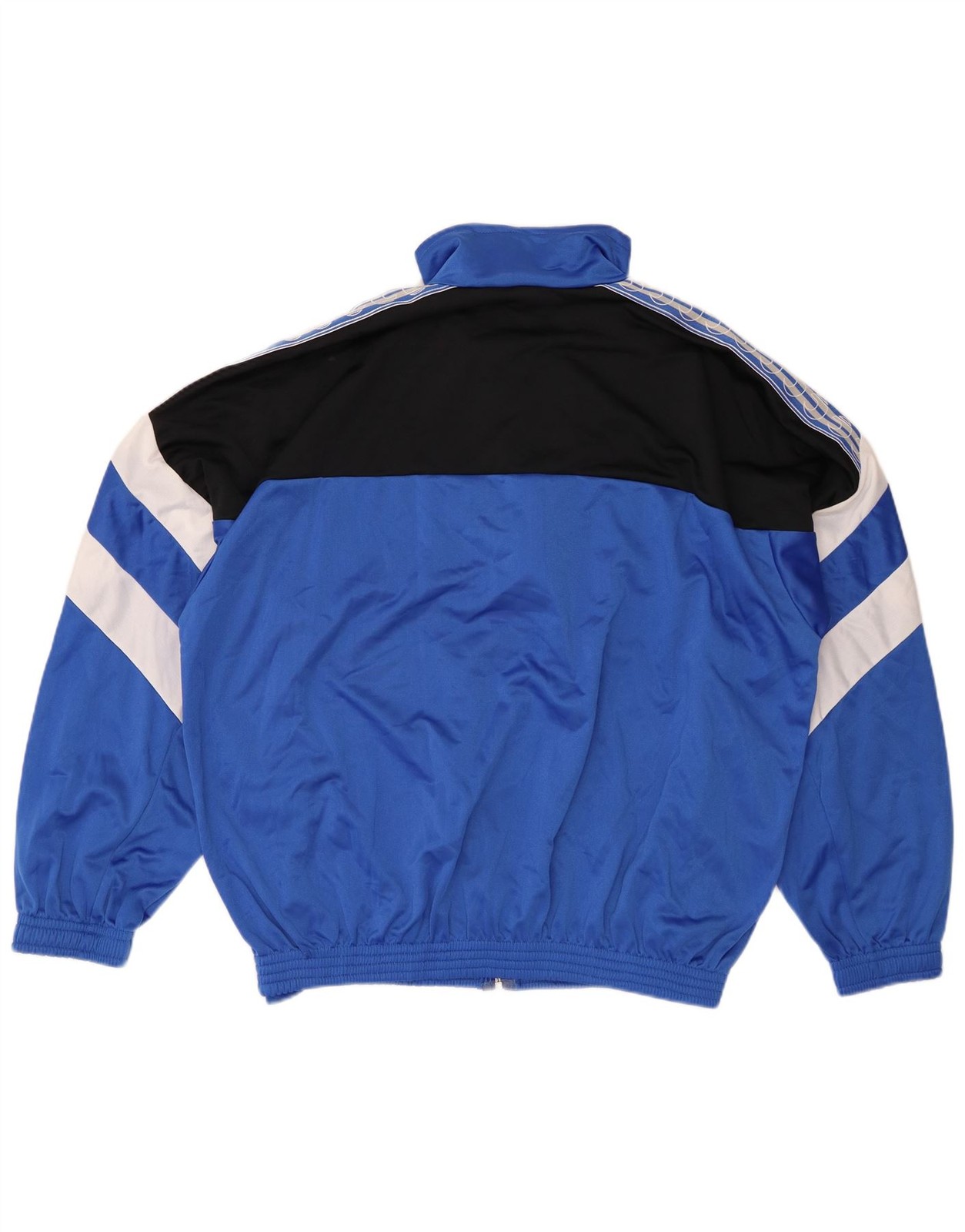 UHLSPORT Mens Graphic Tracksuit Top Jacket 2XL Blue Colourblock Polyester AI13 image 2
