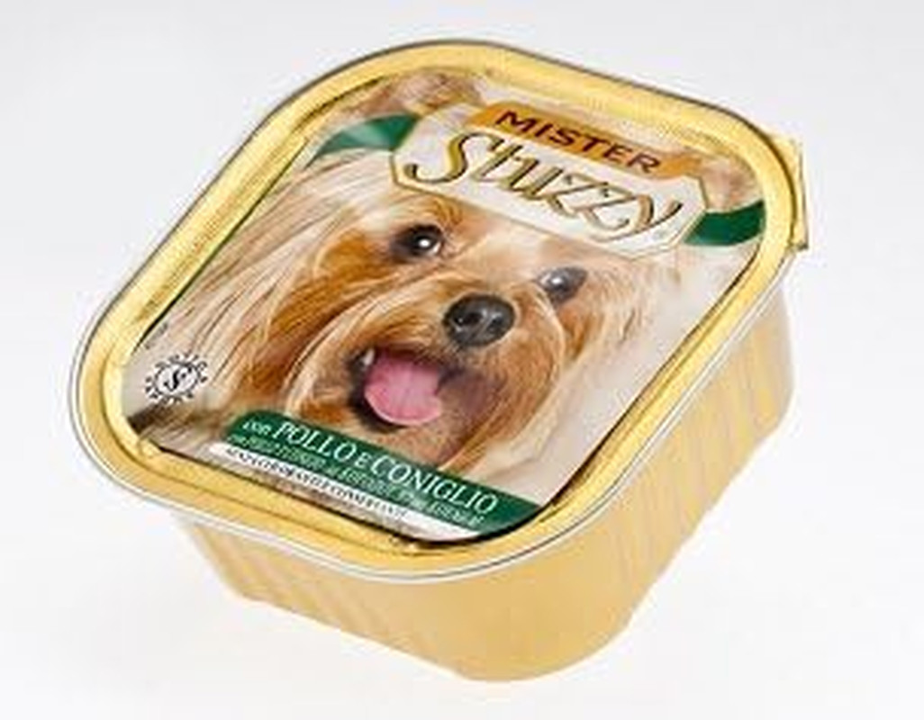 Stuzzy Cane Umido Pollo e Coniglio 18x300g | Come Fatto in Casa