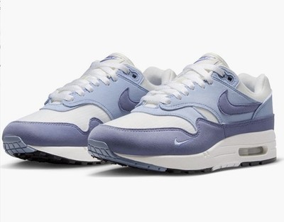 Nike Air Max 1 '87 Sneaker Shoes NEW NIB Sail Slate Blue HF1194 102 Men s 3.5