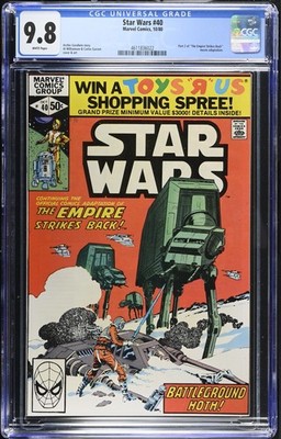 Star Wars #40 - 1980 - CGC 9.8 - Part 2 of ''The Empire Strikes Back''
