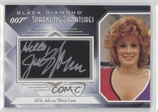 2025 Upper Deck James Bond Black Diamond Jill St John as Tiffany Case Auto 4et