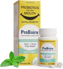 ProBioraPlus Oral Probiotic Mints Support Healthy Teeth and Gums Freshen Breath
