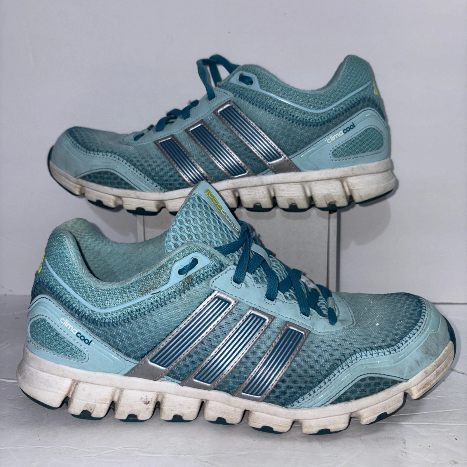 Scarpe da corsa donna Adidas Clima Cool blu acqua taglia 9 usate in ottime condizioni Climacool