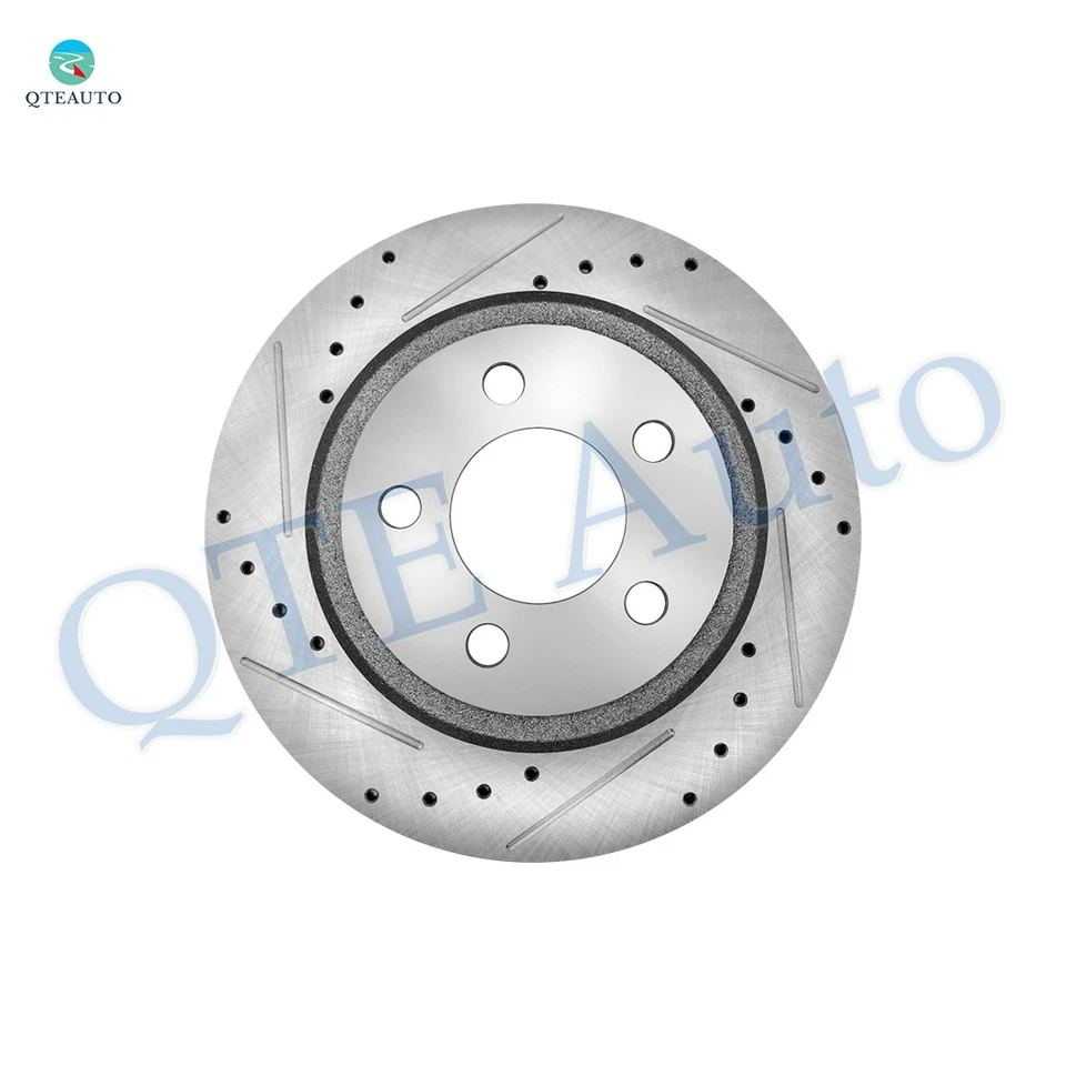 4 rotores de disco de freno perforados F 345 mm-R 320 mm para Dodge Charger 2007 2009-2011 2021 Foto 4 de 4