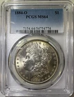 1884-O $1 Morgan Silver Dollar PCGS MS64 (774)