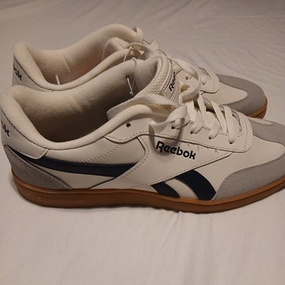 Size 10  Men - Reebok Vector Smash White Black grey.
