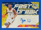 2019-20 Panini Mosaic Zion Williamson Fast Break Gold Autograph RC Auto /10