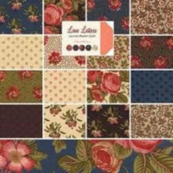 Love Letters By Laundry Basket Quilts For Moda Rare OOP Layer Cake 42 - 10 X 10 - Image 2 of 3