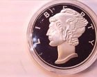 2 oz 999 Silver Round Mercury Dime PROOF ART ROUND COIN IN CAPSULE