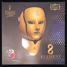 Predire Paris 8 Element Multi Purpose LED Skincare Mask - New In Box - Gold