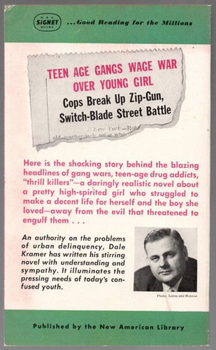 Violent Streets 1955 Gang Girls Teen Dope Addicts GGA Signet Vintage Paperback - Imagen 2 de 8
