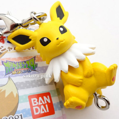 Jolteon Pokemon Eevee Special Ver. mini Figure Key Chain Authentic BANDAI Japan