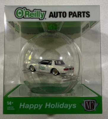 NEW 2024 M2 Machines O'Reilly Christmas Ornaments 1987 Buick Grand