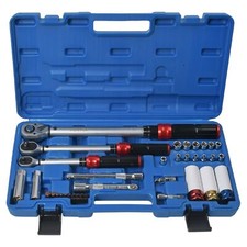 35 Piece TORQUE WRENCH SET 5-25Nm 10-60Nm 20-210Nm 1/4" 3/8" 1/2" INCH WRENCH