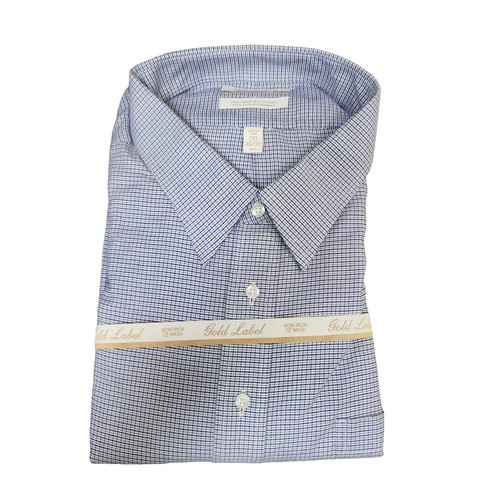 Roundtree & Yorke Gold Label Dress Shirt Mens 19 36/37 Tall Man Stripe Non  Iron | eBay