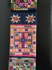 VTG Folk Art Wall Hanging Geometrical Wool Cross Stitch — photo 3
