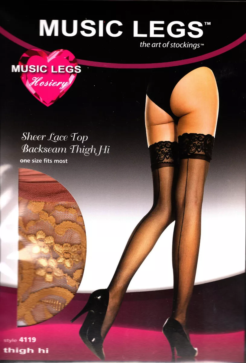 Seamed top tights ebay