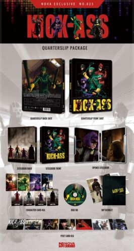 Kick-Ass (Blu-ray) Steelbook Quarter Slip Nova Media - Picture 3 of 4
