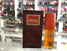 JOVAN MUSK FOR MEN COLOGNE SPRAY 29.5 ML (NOS) FIRST FORMULA