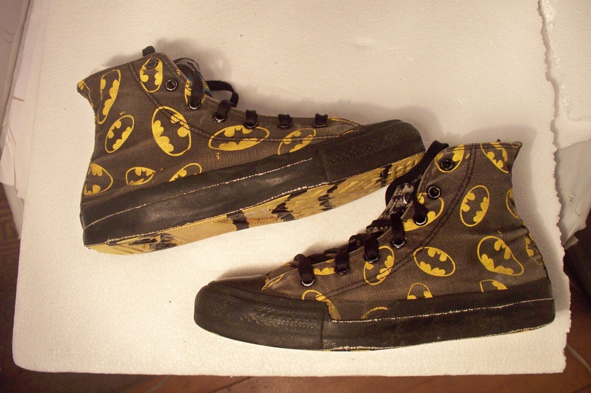 VINTAGE 1989 Converse Made In USA Batman DC Comics Sneakers
