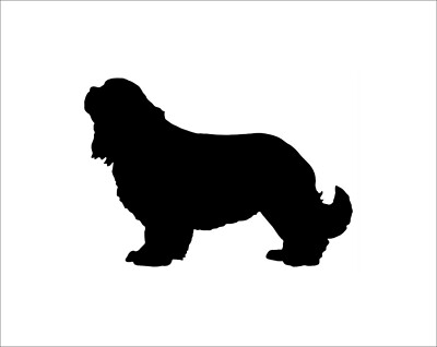 Cavalier King Charles dog car van vinyl sticker dog silhouette window ...