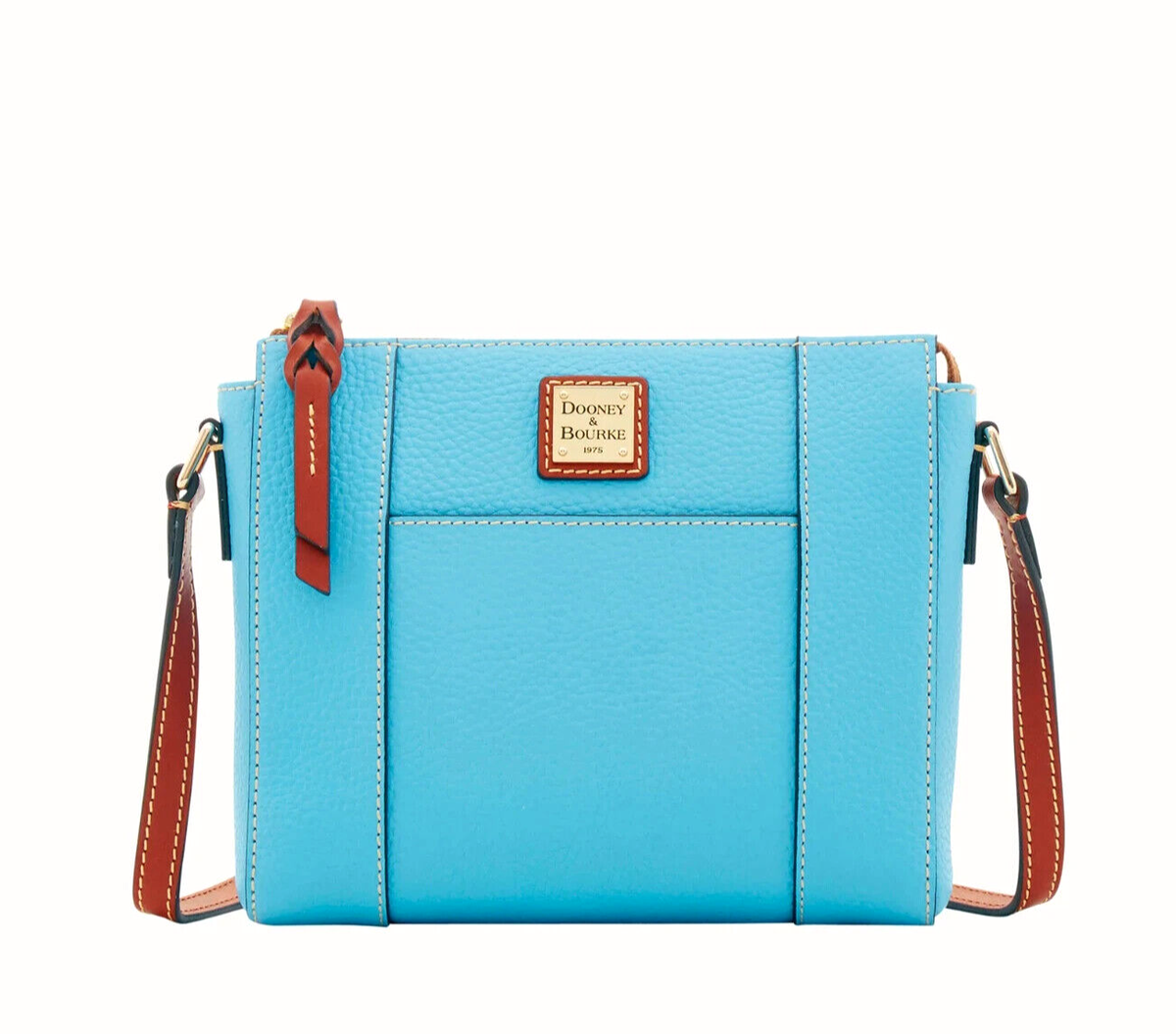 Dooney & Bourke Lexington Leather Crossbody Shoulder Bag SKY  display picture 1