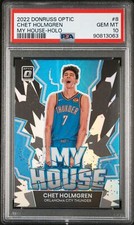 2022 Panini Donruss Optic My House Chet Holmgren #8 PSA 10