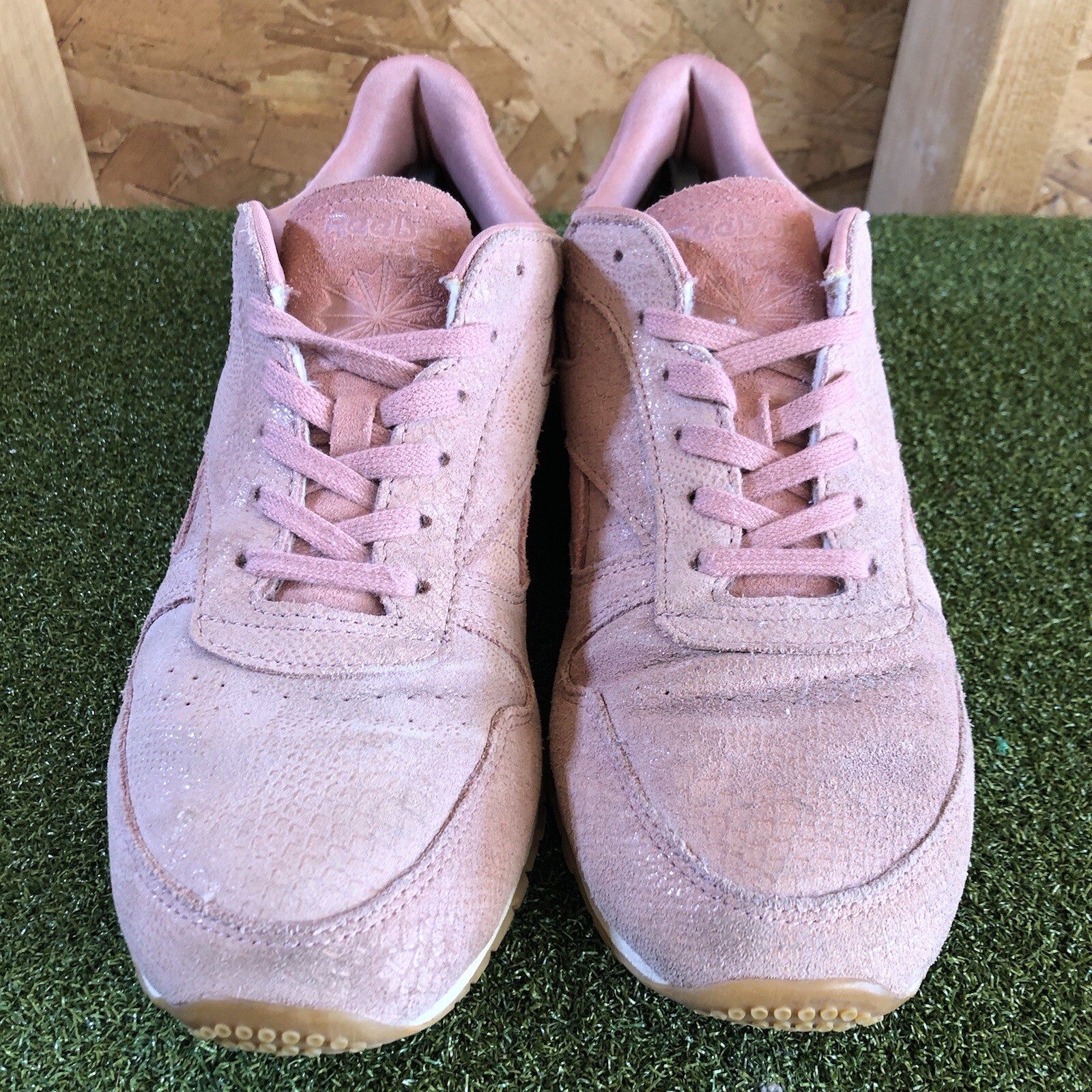 Zapatos deportivos de cuero limpio BS8226 rosa para mujer 7,5 | eBay