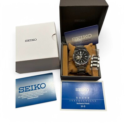 SEIKO Selection SCVE053 Black Mechanical Automatic Men's Watch New