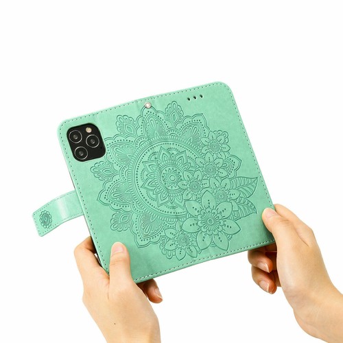 Luxury Flip Embossed Flower Wallet Cover Case For 11 12 13 14 15 Pro Max XR 7 8 - Picture 9 of 66
