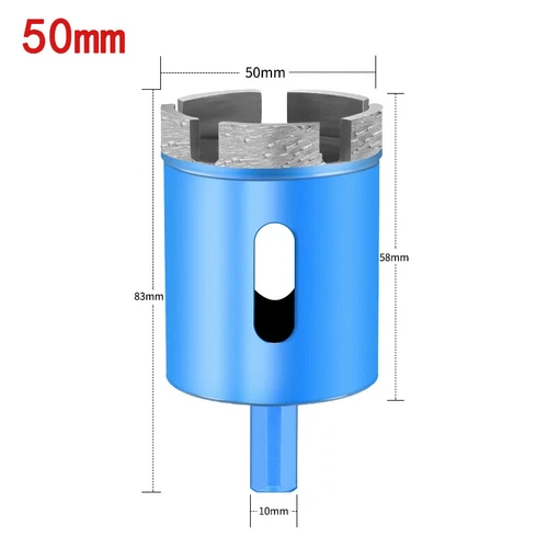 6mm-100mm Diamant Lochsäge Diamantbohrkrone Kernbohrkrone Fliesen Marmor Keramik - Bild 33 von 46